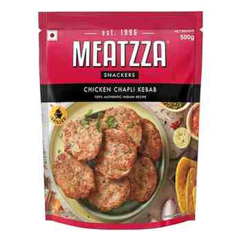 Meatzza Chicken Chapli Kebab, 500 g